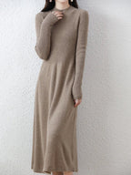 Robe longue en 100% Laine mérinos