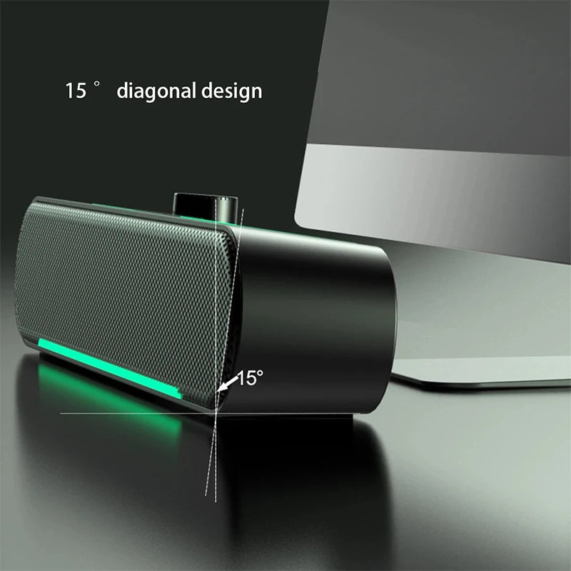Barre de Son Haut-Parleur Surround à LED
