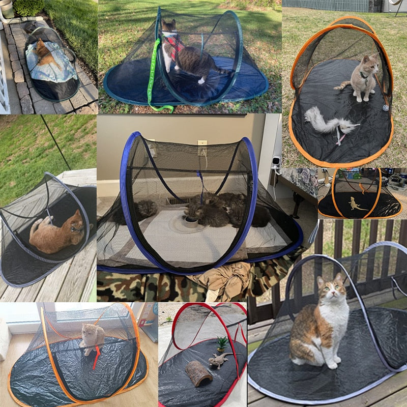 Tente pliable portable pour animaux