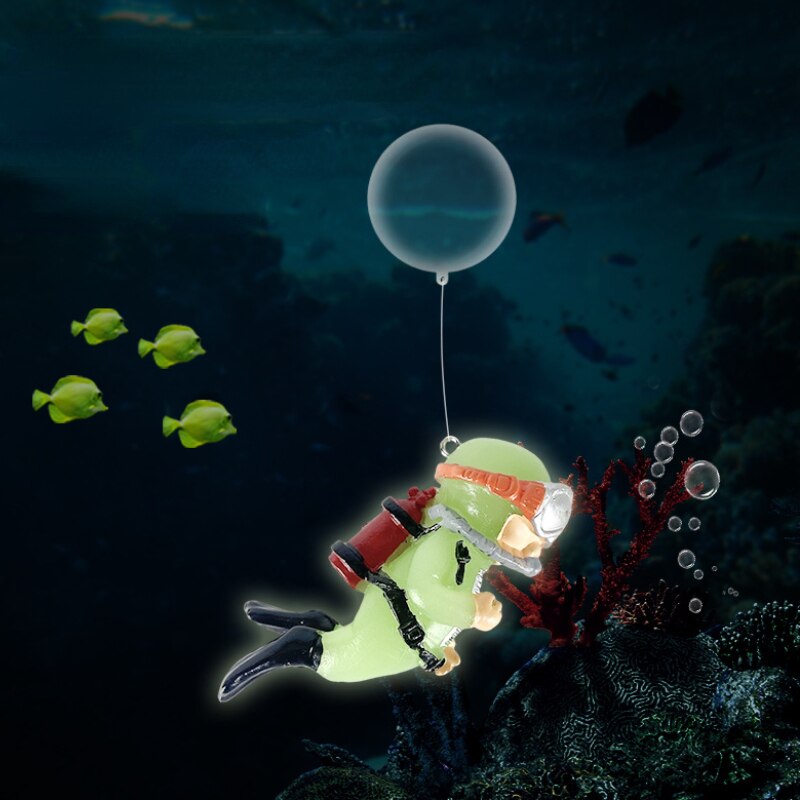 Lot de 2 Décorations Flottantes Aquarium