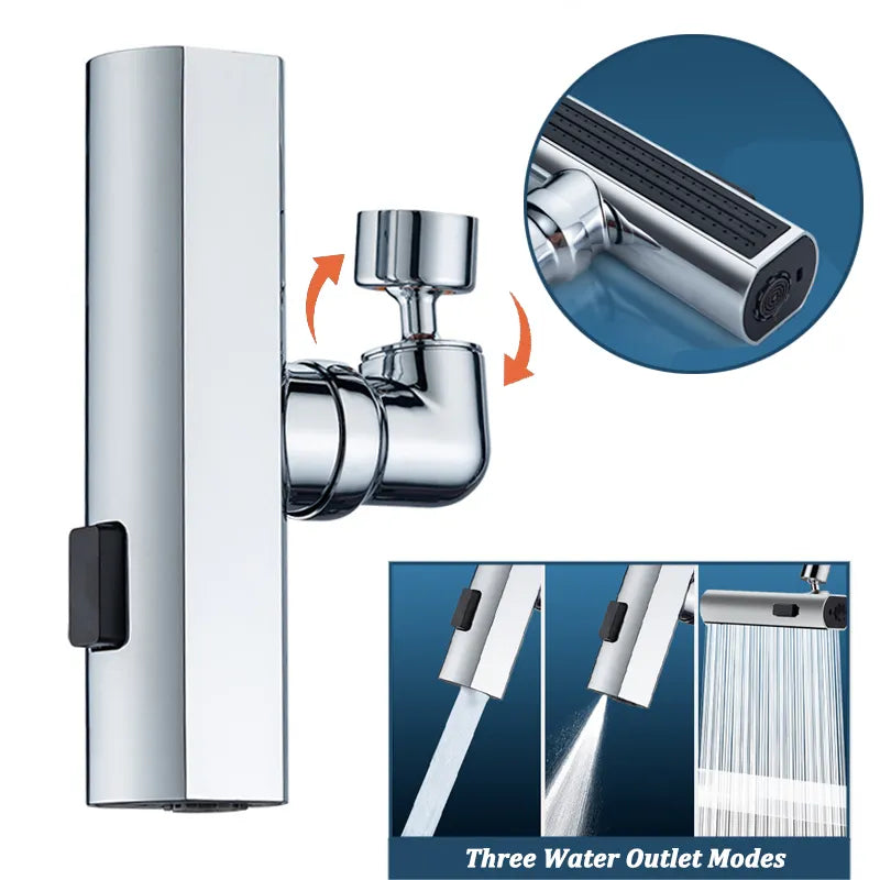 Extension de robinet Horizontale 3 Modes