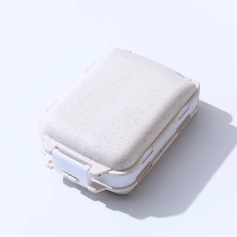 Mini Pastillero Organizador de Viaje - 8 Compartimentos