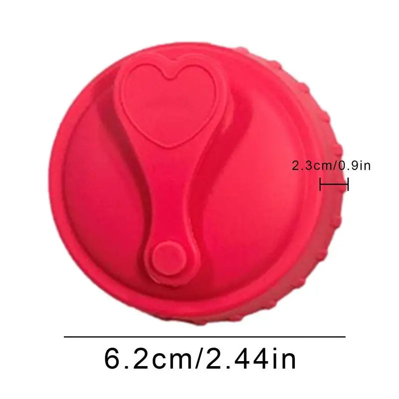 Bouchons Silicone Réutilisables pour Canettes – 6 Pièces