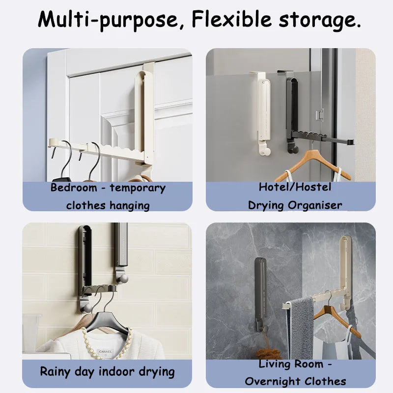 Support de Porte Séchage à Linge Pliable