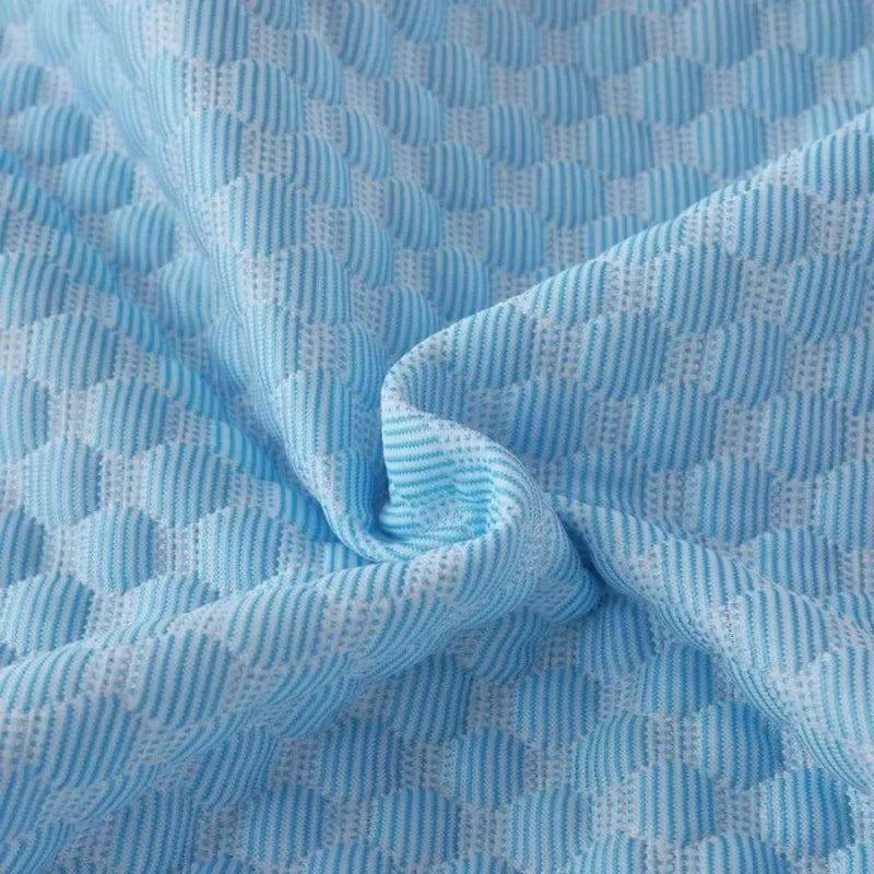 Taie d’Oreiller Rafraîchissante 48 × 74 cm – Housse Effet Soie Glacée Lavable pour l’Été (Sans Oreiller)