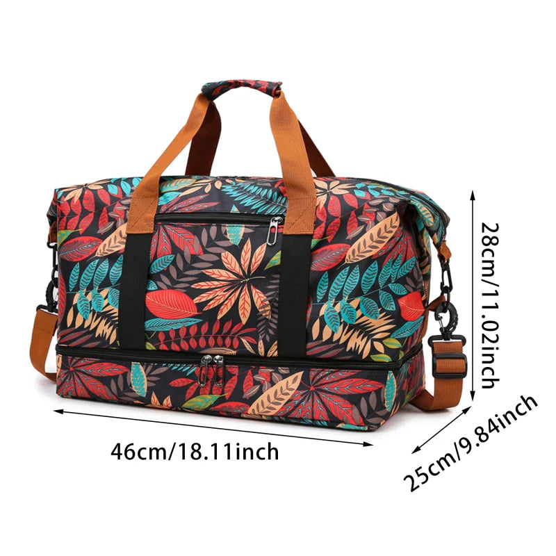 Bolsa de viaje de capacidad MÁXIMA - impermeable y multi-bolsillos