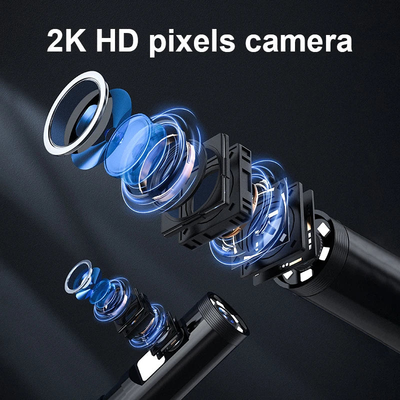 Caméra endoscopique WIFI 1080p avec capture Photo/Vidéo et Zoom