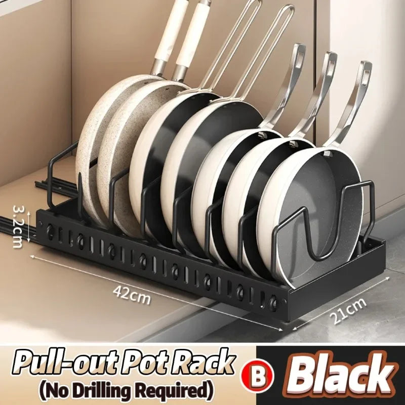 Rack Séparateur Coulissant pour Poêles & Casseroles