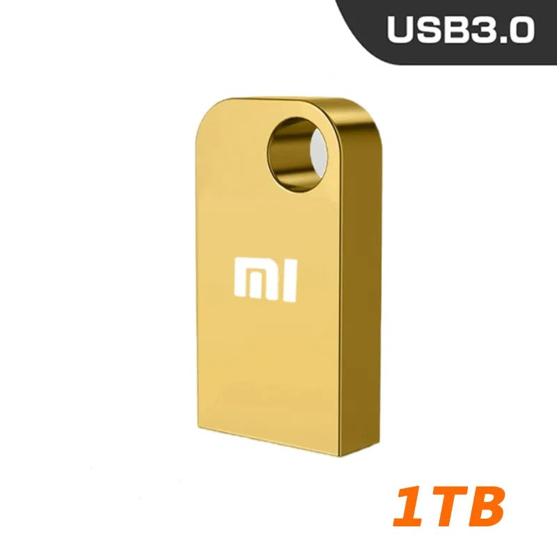 Mini clé USB 3.0 en métal Capacité MAX - Jusqu'à 2TO + Adaptateur USB-C OFFERT