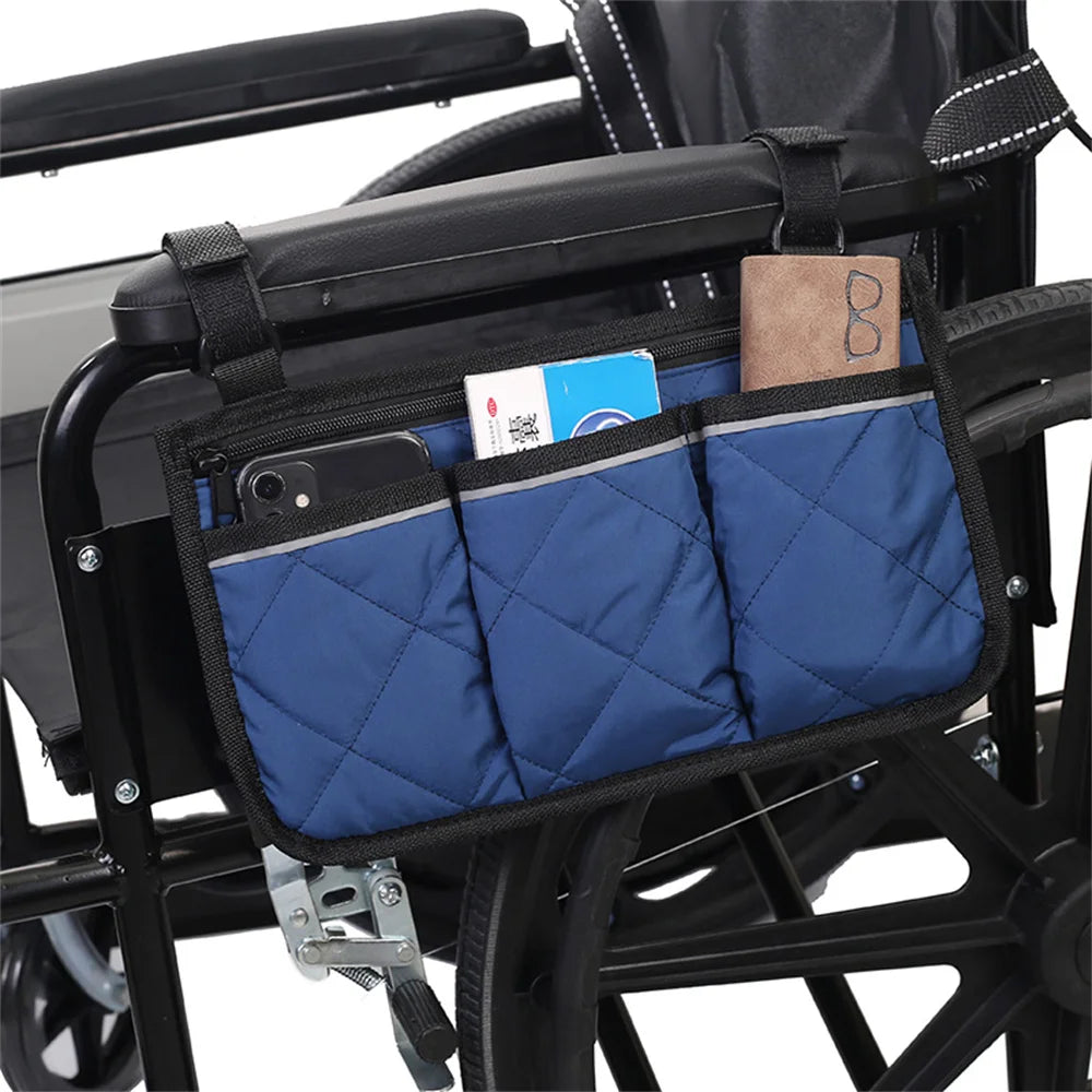 Organizador Lateral de Silla de Ruedas de Gran Capacidad