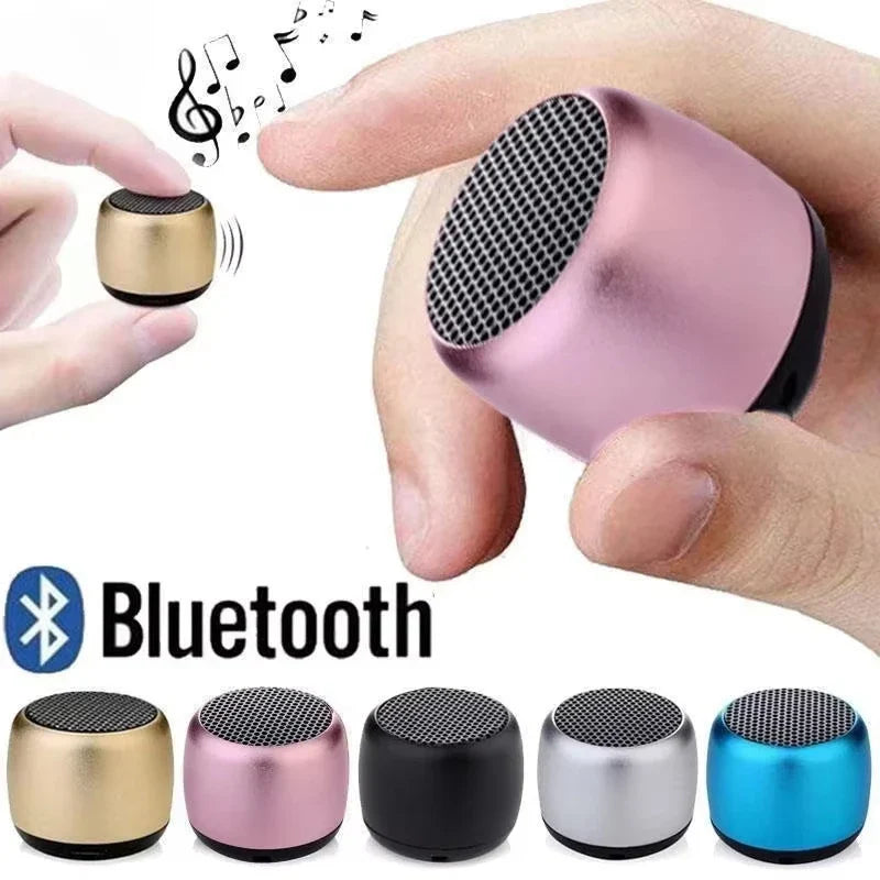 Mini enceinte Bluetooth M1 en métal — son stéréo surround, USB
