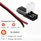 Connecteur à Double Fil avec Boucle de Verrouillage