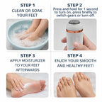 Râpe Électrique Anti-Callosités pour Pieds – Élimine Peaux Mortes et Corne - 3 Têtes Interchangeables OFFERTES