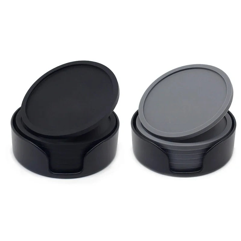 Lot de 6 Sous-Verres en Silicone 10 cm – Antidérapants & Réutilisables – Pour Verres, Tasses & Desserts