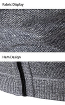 Gilet sans manches à maille col cheminé Homme