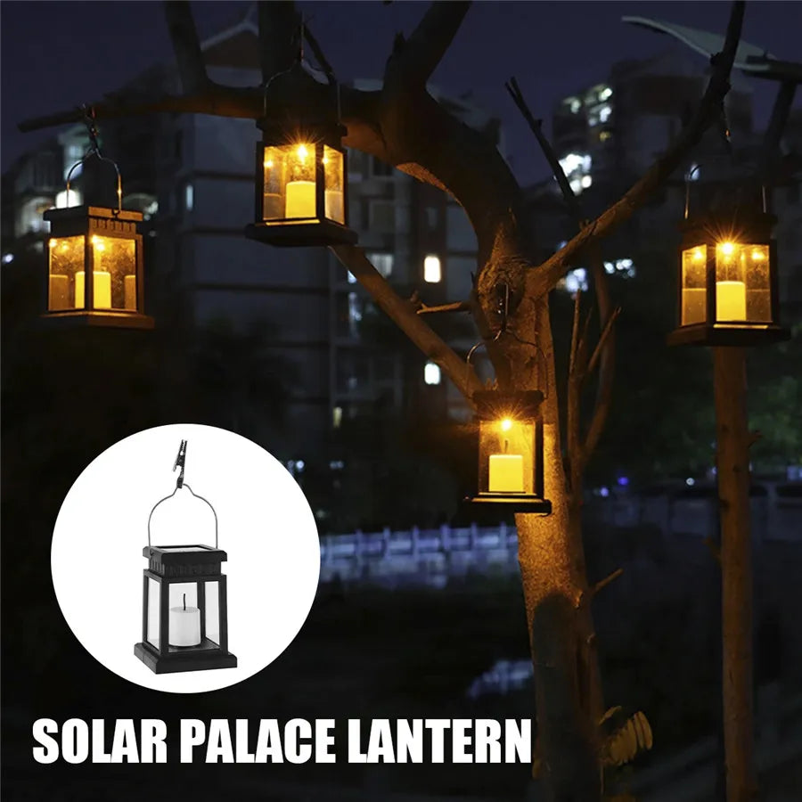 Lanterne Solaire Extérieure Suspendue – Éclairage Ambiance Chaleureuse – Décoration Jardin, Terrasse & Cour