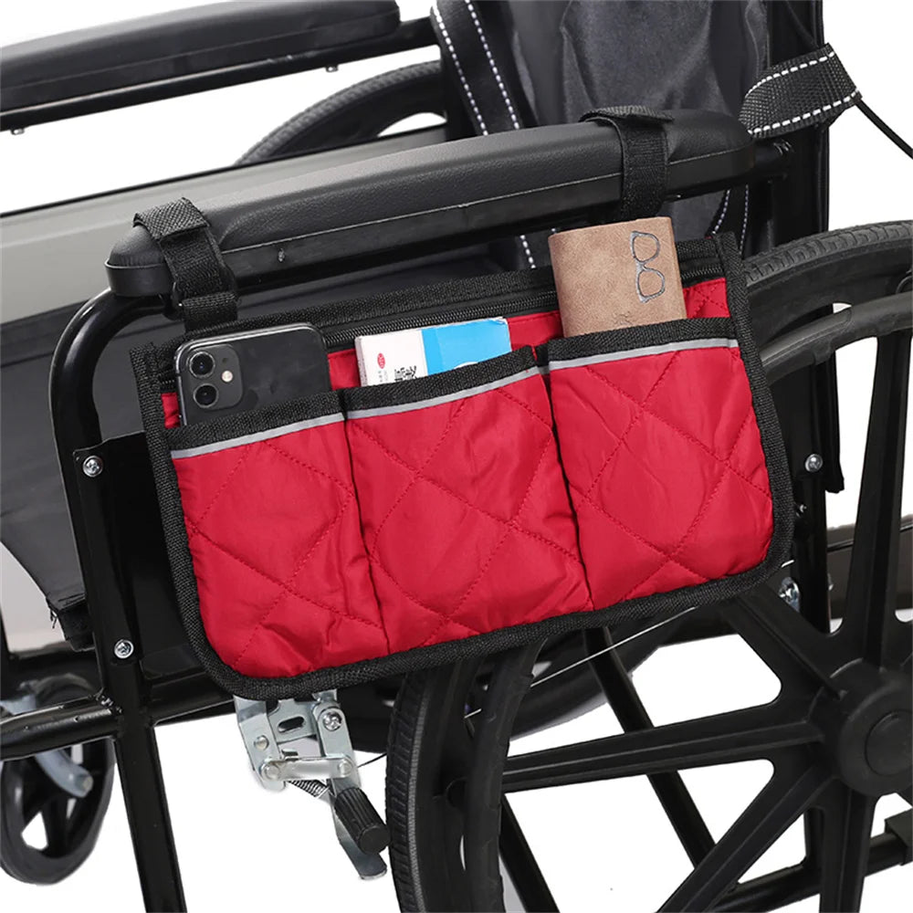 Organizador Lateral de Silla de Ruedas de Gran Capacidad
