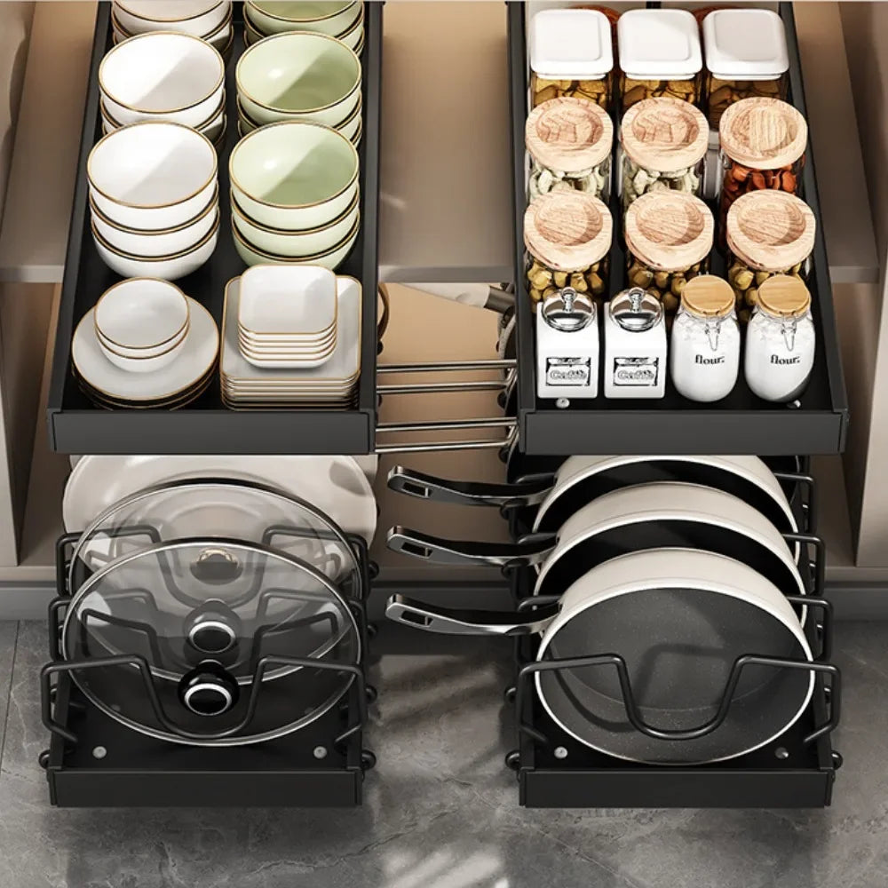 Rack Séparateur Coulissant pour Poêles & Casseroles