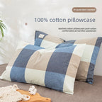 Lot de 2 Taies d’Oreiller à Motifs & Unies en 100 % Coton Doux – 3 Tailles & 22 Couleurs
