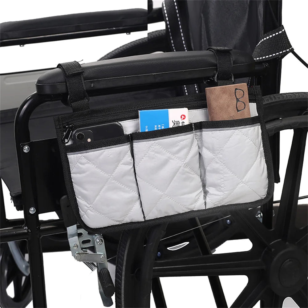 Organizador Lateral de Silla de Ruedas de Gran Capacidad