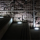 4 x spot LED lumineux pour jardin