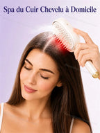 Brosse Lissante Électrique – Brume Fine, Lumière Rouge, Cheveux Secs & Humides