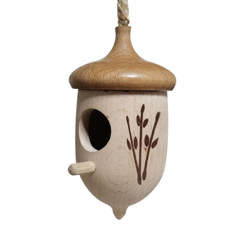 Nido de madera para pájaros