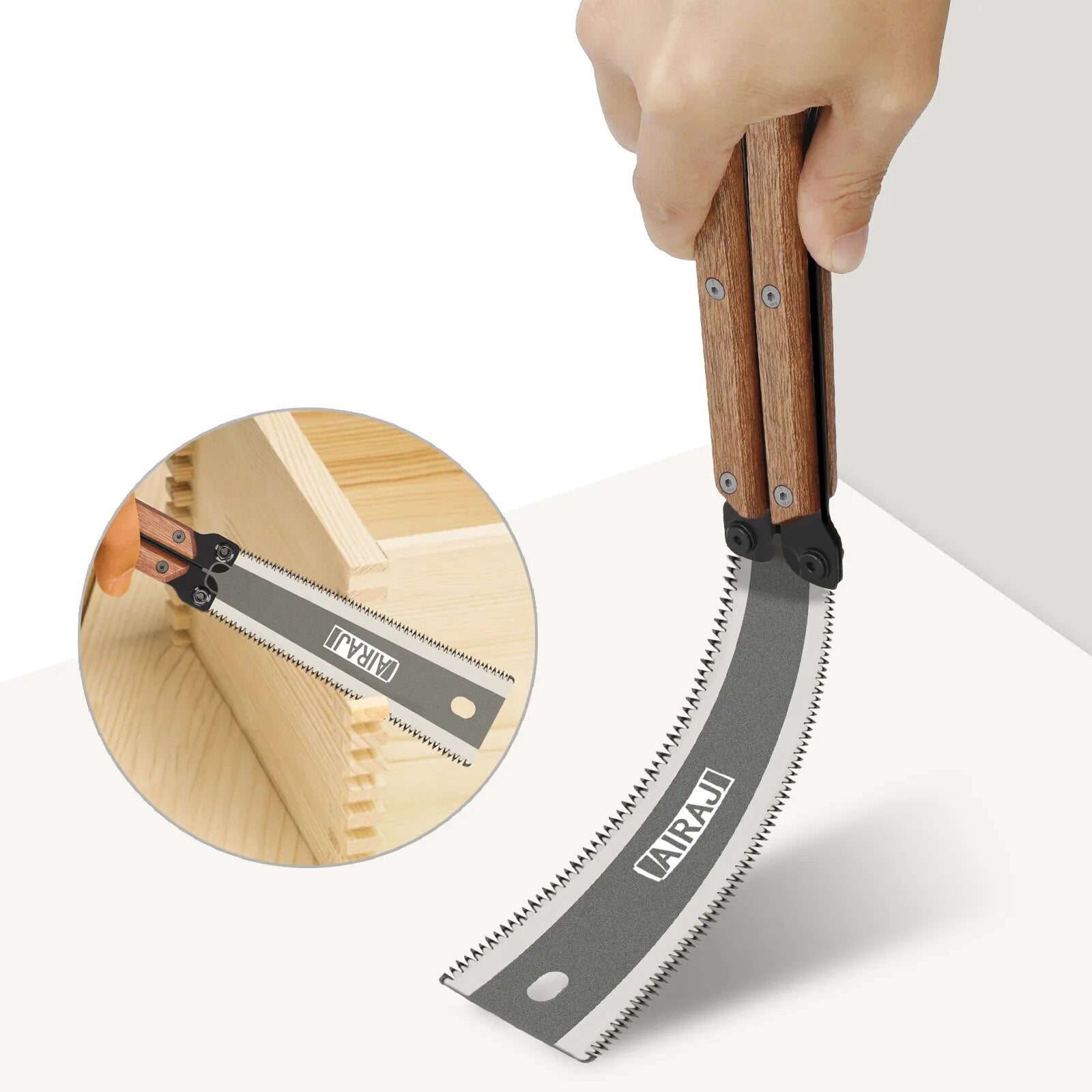 Mini Scie pliante ULTRA comptact et flexible = 1 + 1 OFFERTE