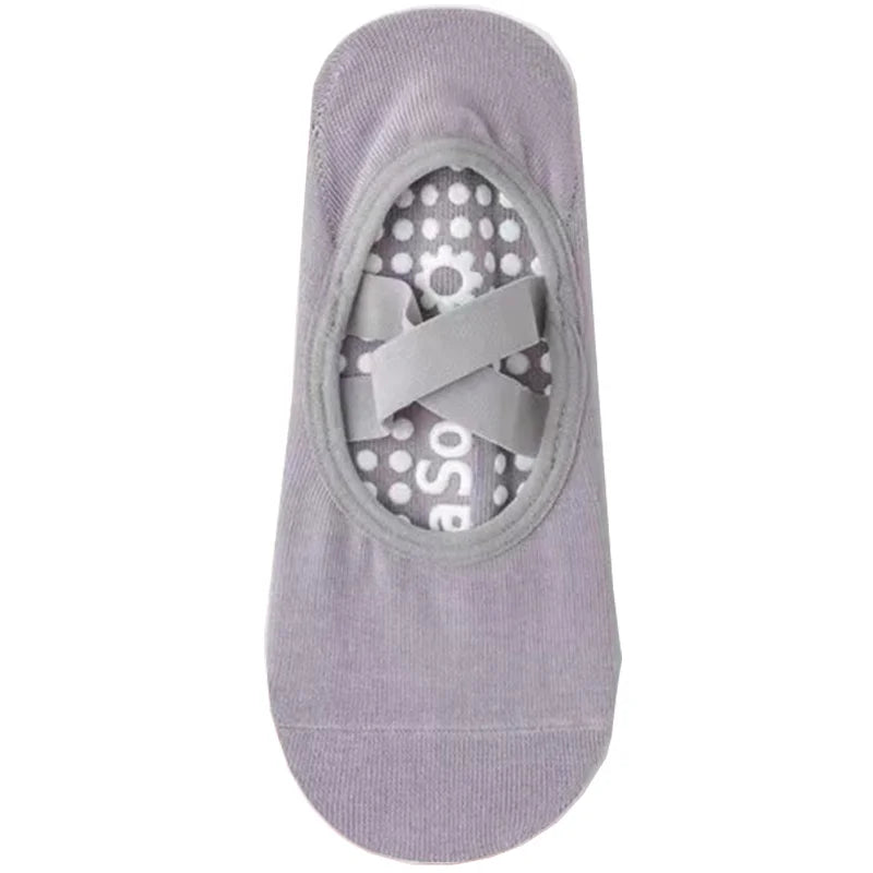 Lote de 3 pares de calcetines antideslizantes - Yoga Pilates