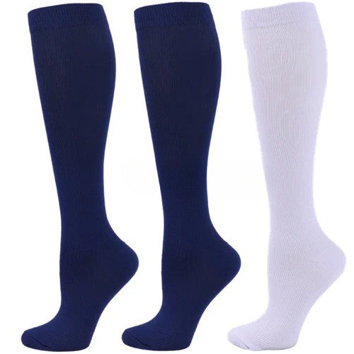 Pack of 3 Medical Compression Knee-High Socks