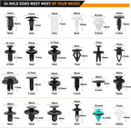 Kit Complet de Clips de Fixation de Voiture - 680PCS