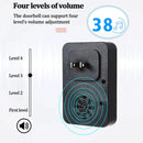 Sonnette Auto-alimentée avec indicateur de température et d'humidité intégré - 38 mélodies