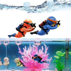 Lot de 2 Décorations Flottantes Aquarium