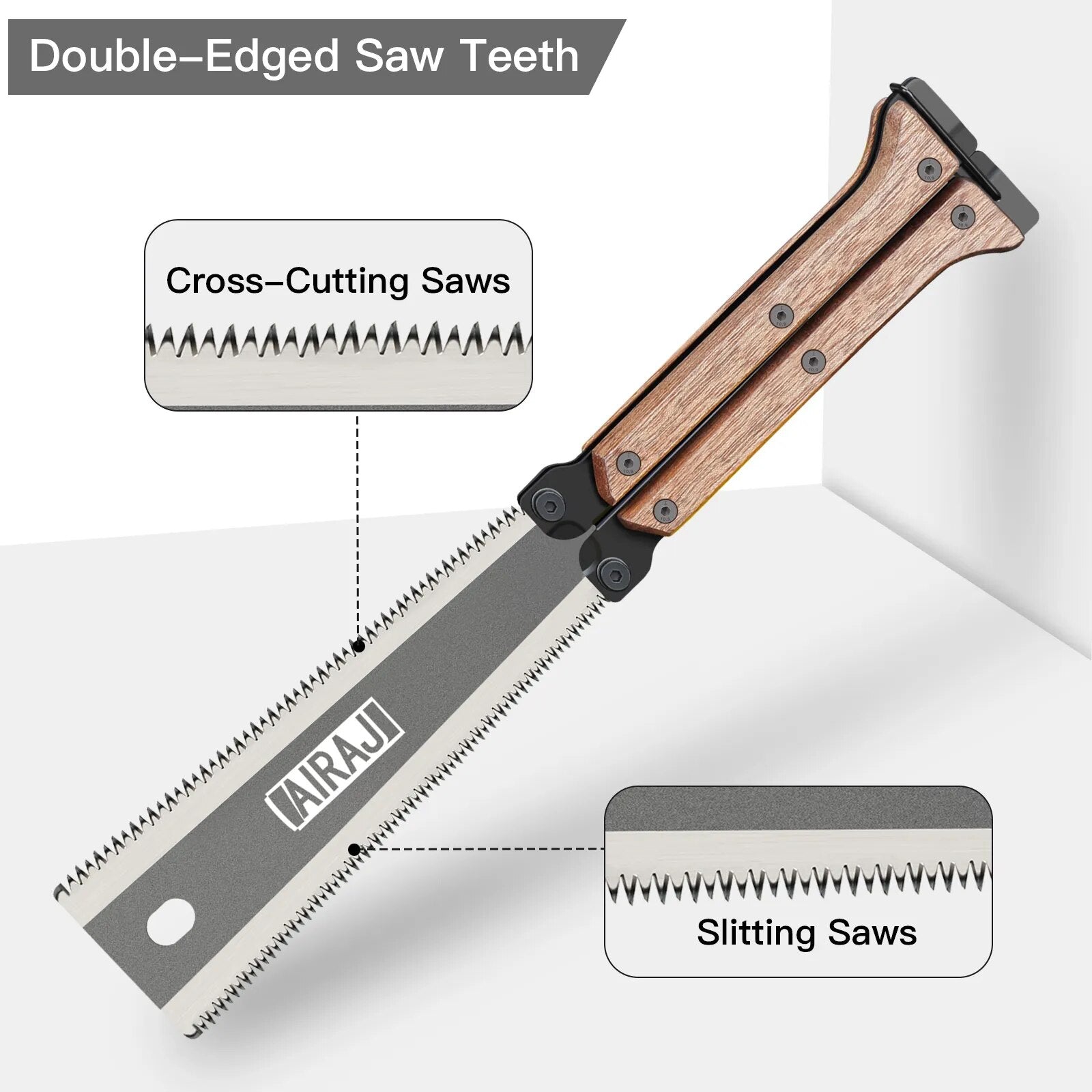 Mini Scie pliante ULTRA comptact et flexible = 1 + 1 OFFERTE