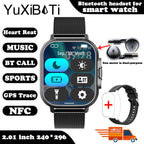 Montre intelligente connectée 2 en 1 avec écouteurs + Bracelet OFFERT