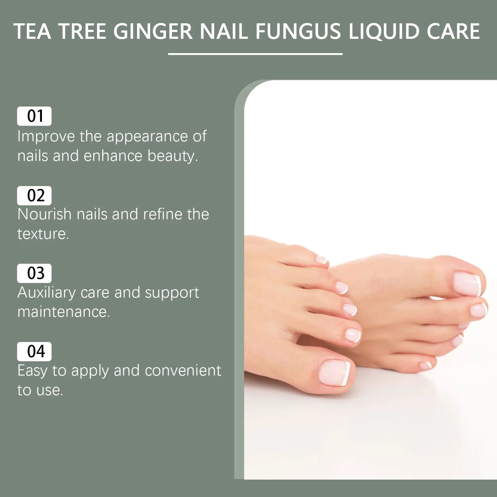 Soin des Ongles au Gingembre & Arbre à Thé Pour Ongles Jaunis, Décolorés ou Épaissis - Traitement Express 7 Jours - 1 acheté = 1 offert