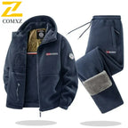 Ensemble NORWAY Gilet à Capuche et Jogging ULTRA chaud en Polaire - Homme