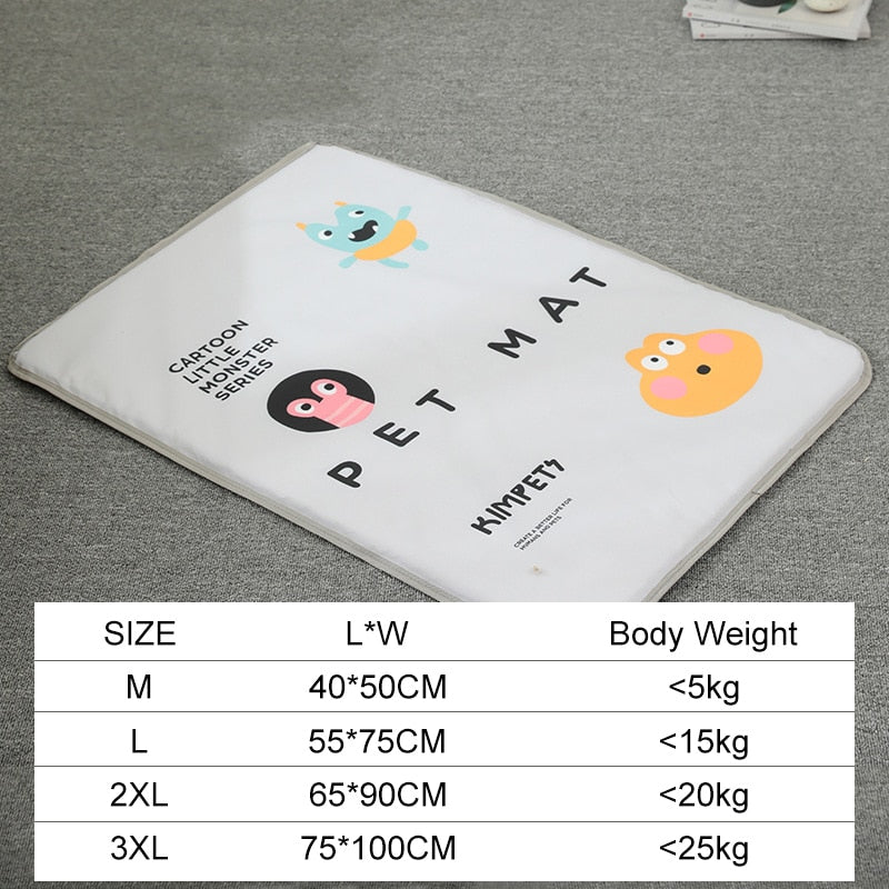 Tapis de Couchage d'été respirant pour animaux