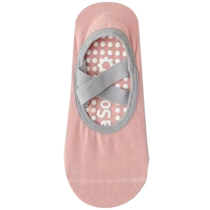 Lote de 3 pares de calcetines antideslizantes - Yoga Pilates