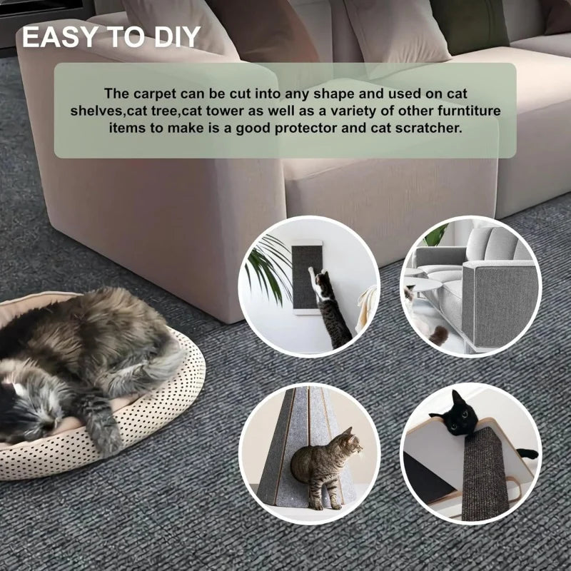 Tapis Griffoir pour Chat – Protection Anti-Griffures pour Canapé & Meubles – 8 Tailles et 7 Couleurs