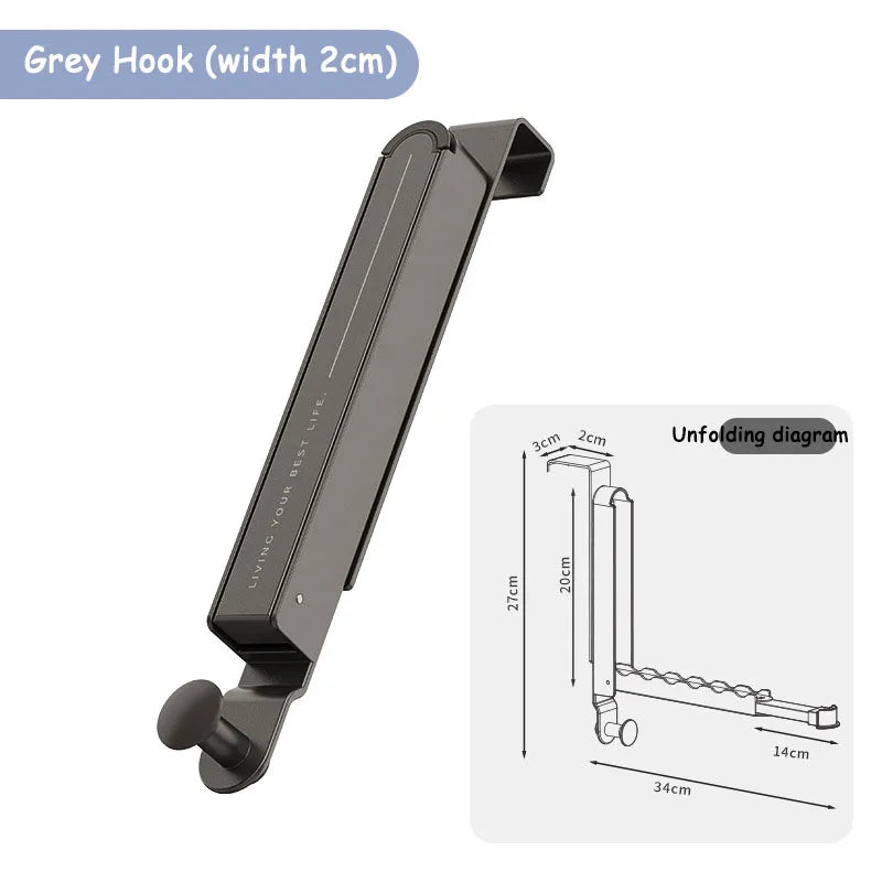 Support de Porte Séchage à Linge Pliable