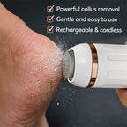 Râpe Électrique Anti-Callosités pour Pieds – Élimine Peaux Mortes et Corne - 3 Têtes Interchangeables OFFERTES