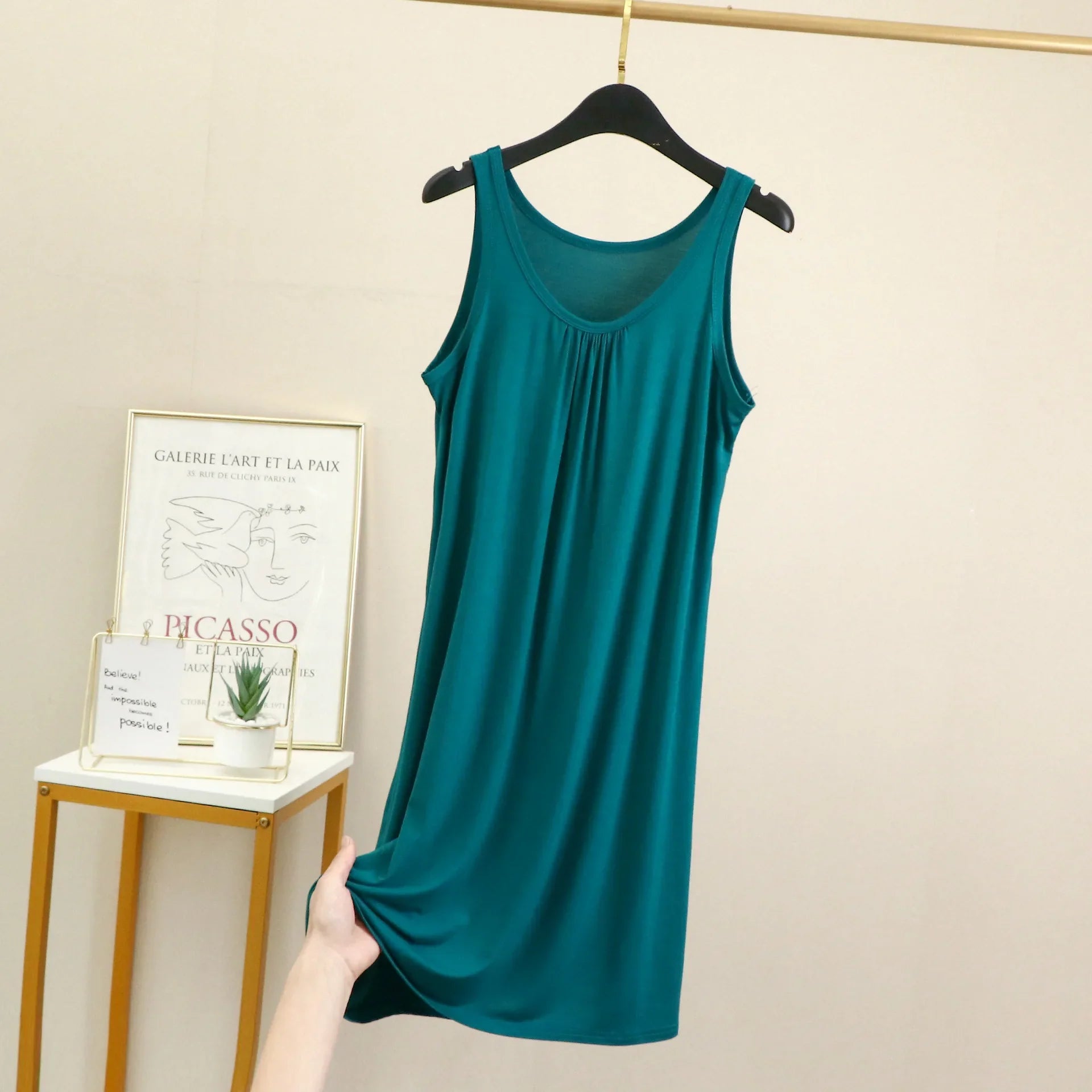 Camisón de modal sin mangas - Tallas grandes