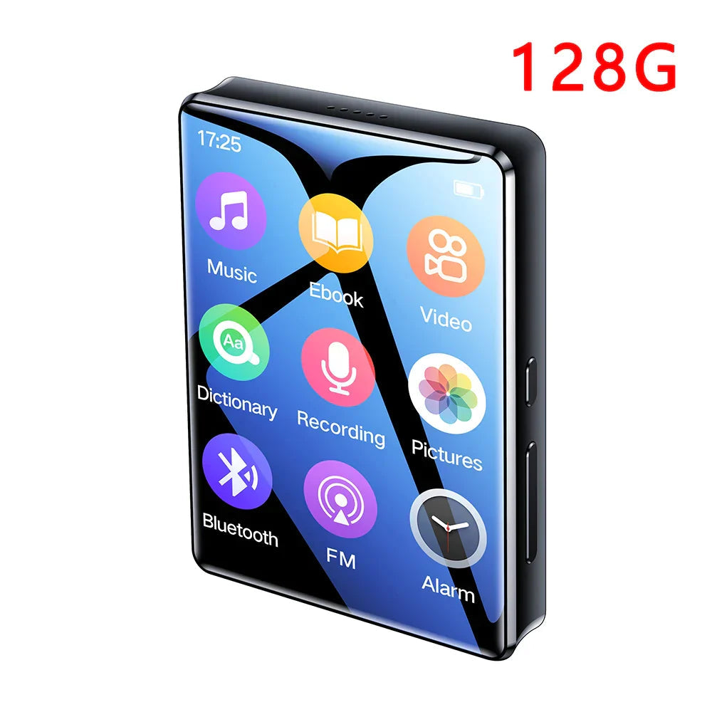 Mini reproductor de MP3 Pantalla táctil de 2,4 pulgadas Bluetooth - Radio FM y Dictáfono integrados