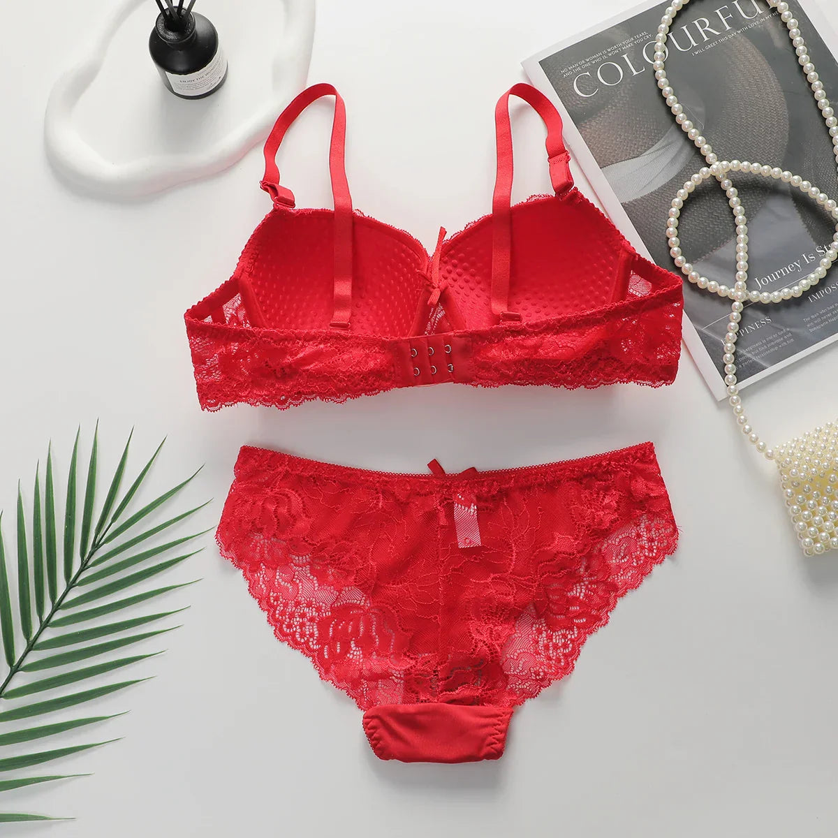 Ensemble de Lingerie Push-Up & Dentelle pour Femme