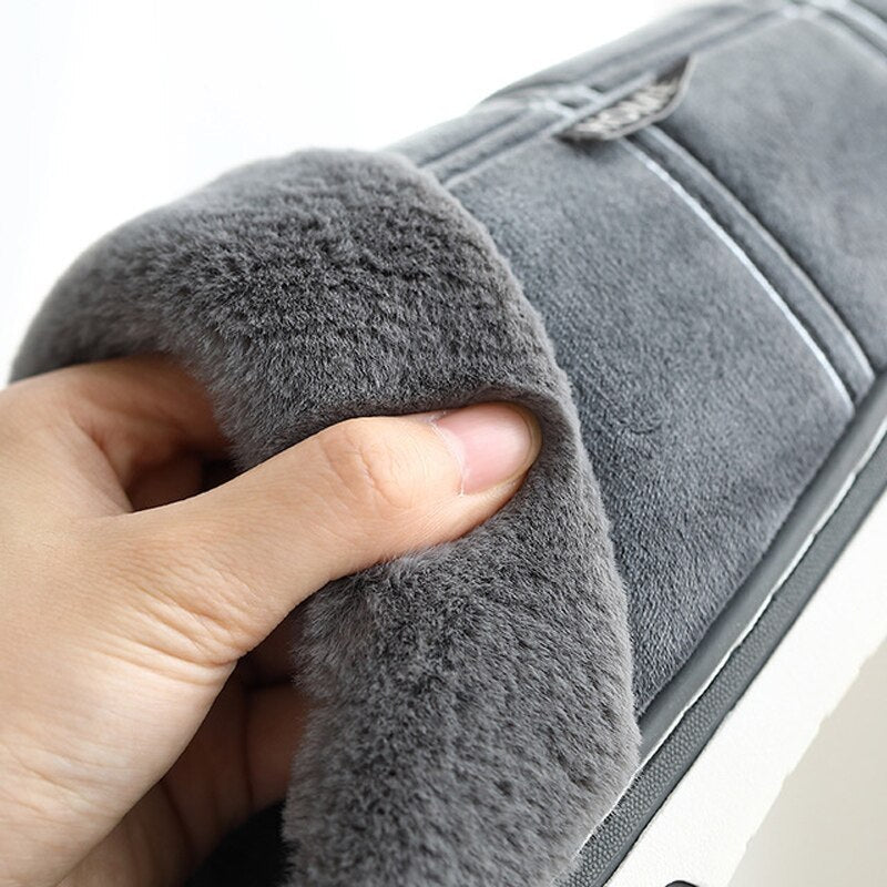 Mules d'hiver effet daim
