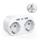 Multiprise murale 5 en 1 - USB et USB Type C