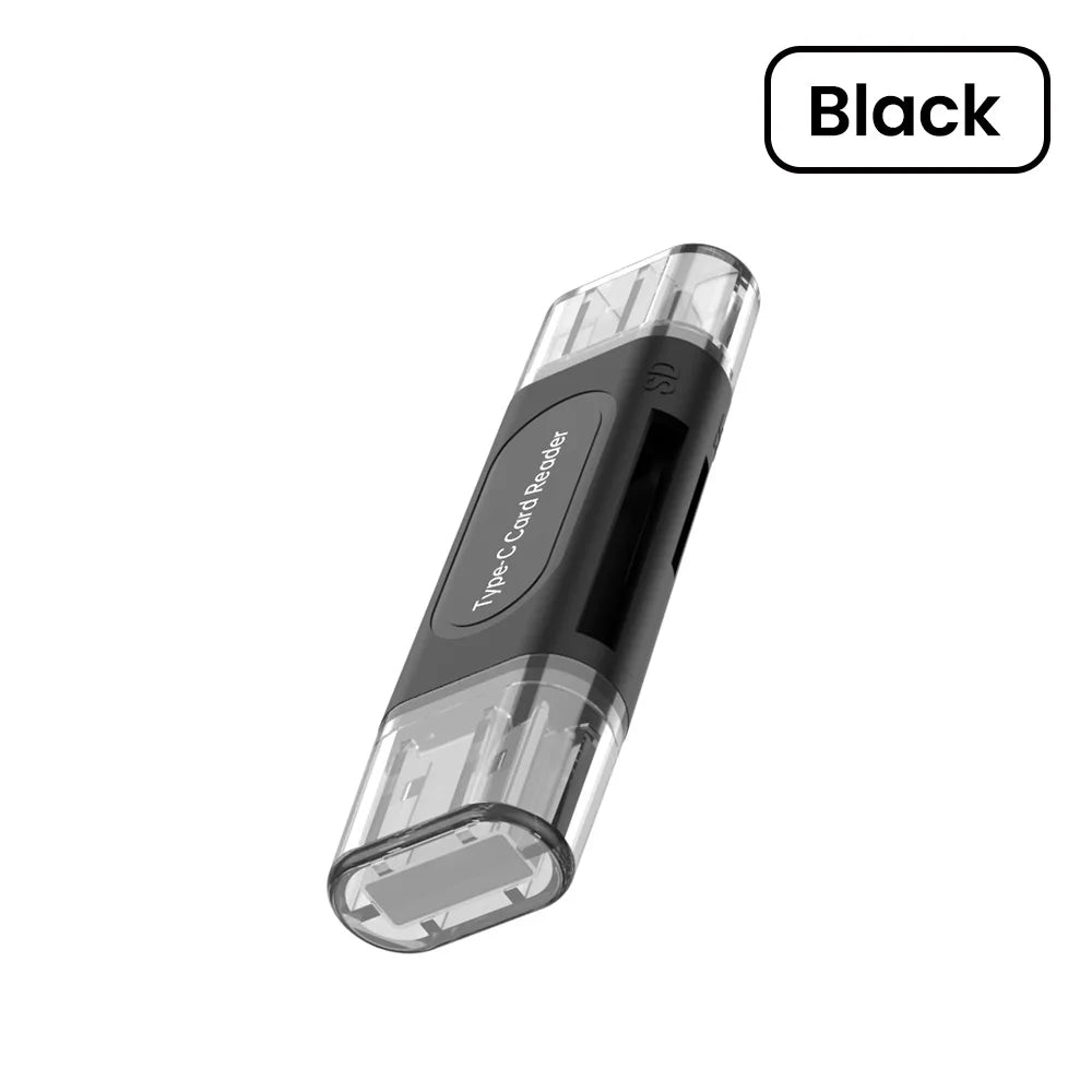 Lecteur de Carte 4 en 1 – USB & Type-C + 1 OFFERT