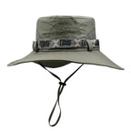 Chapeau d'Été à Large Bord et maille - Protection UV