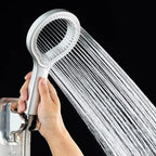 Pommeau de Douche Haute Pression à Design Moderne – Jet Effet Pluie, Économiseur d’Eau & Installation Facile